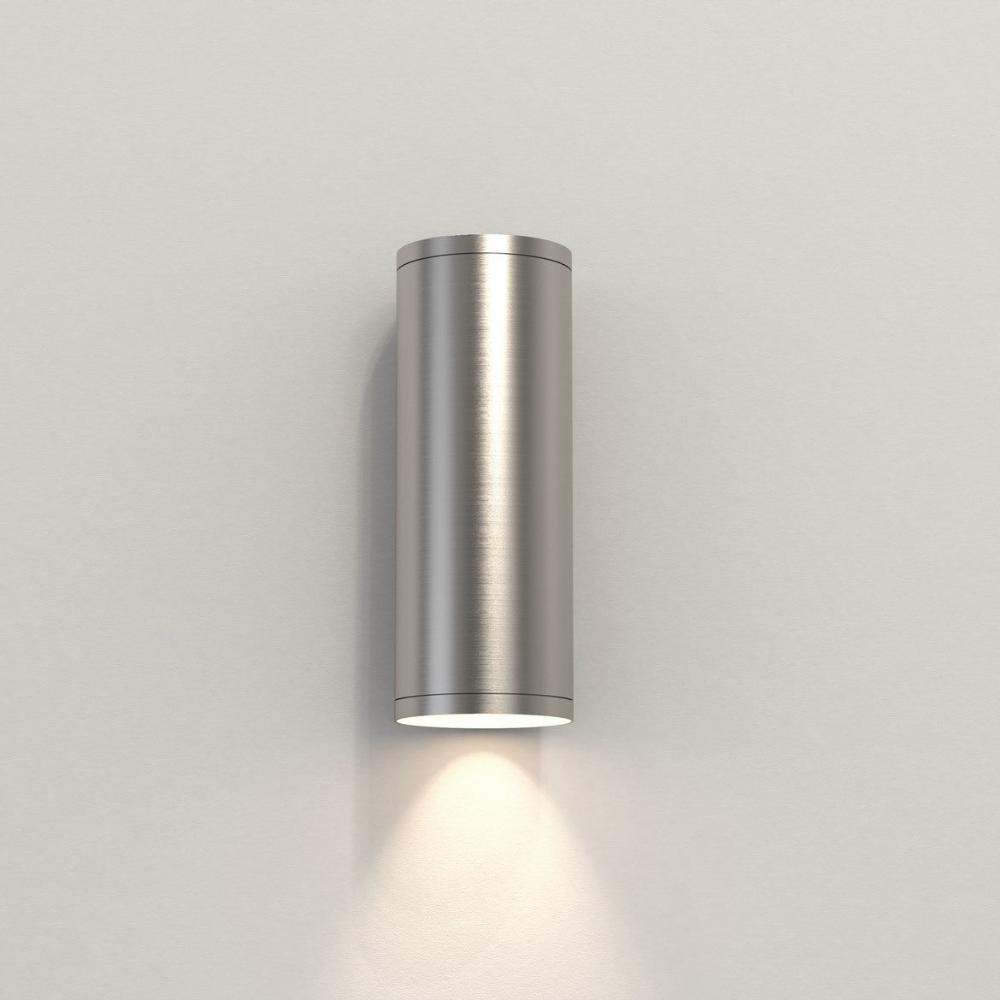 Ava Wall, Brushed Stainless Steel, 1 Beam, GU10, IP44