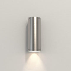 Ava Wall, Brushed Stainless Steel, 1 Beam, GU10, IP44