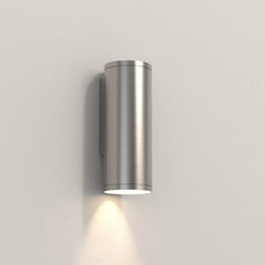 Ava Wall, Brushed Stainless Steel, 1 Beam, GU10, IP44
