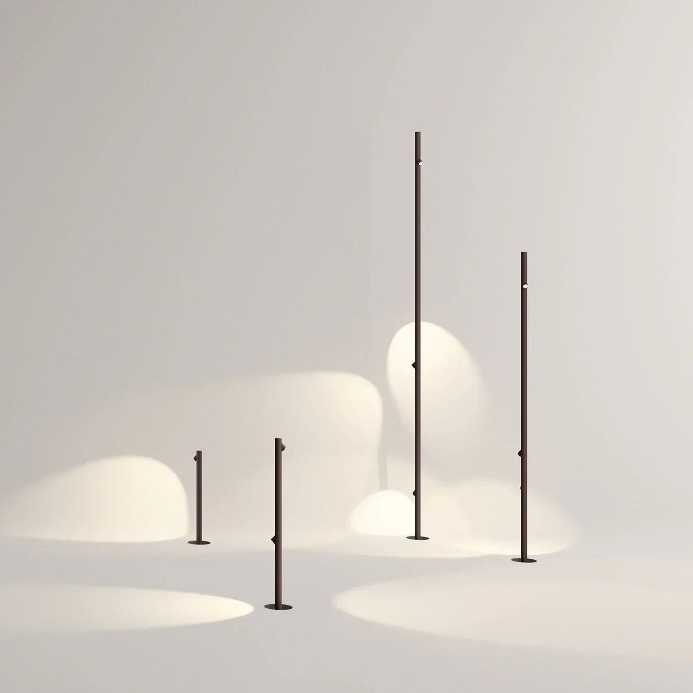 Bamboo Floor, 3 Beam, Oxide, LED, 6.3W, On/Off, IP66