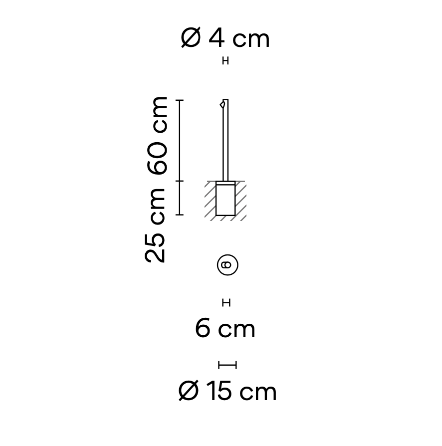 Bamboo Floor, 1 Beam, Green, LED, 2.1W, On/Off, IP66