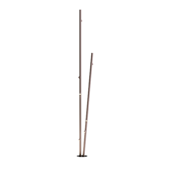 Bamboo Floor, 7 Beam, Oxide, LED, 14.7W, On/Off, IP66