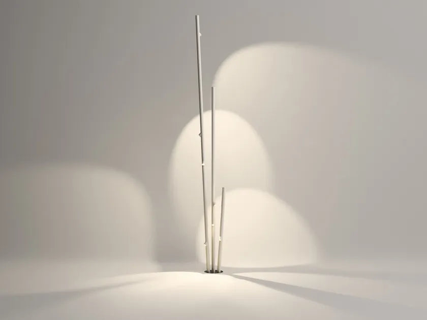 Bamboo Floor, 9 Beam, White, LED, 18.9W, On/Off, IP66