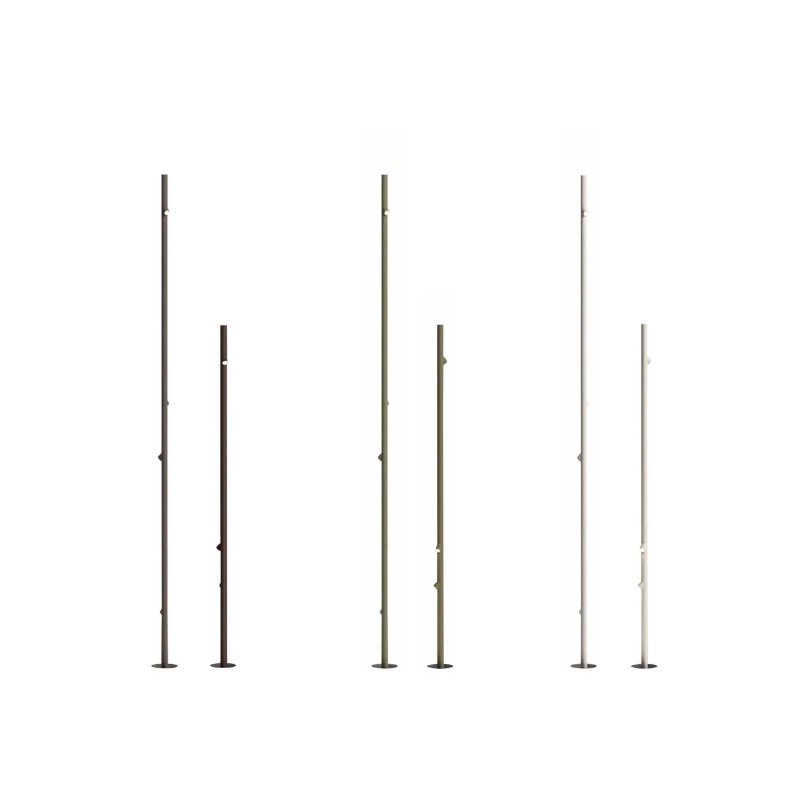 Bamboo Floor, 3 Beam, Oxide, LED, 6.3W, On/Off, IP66