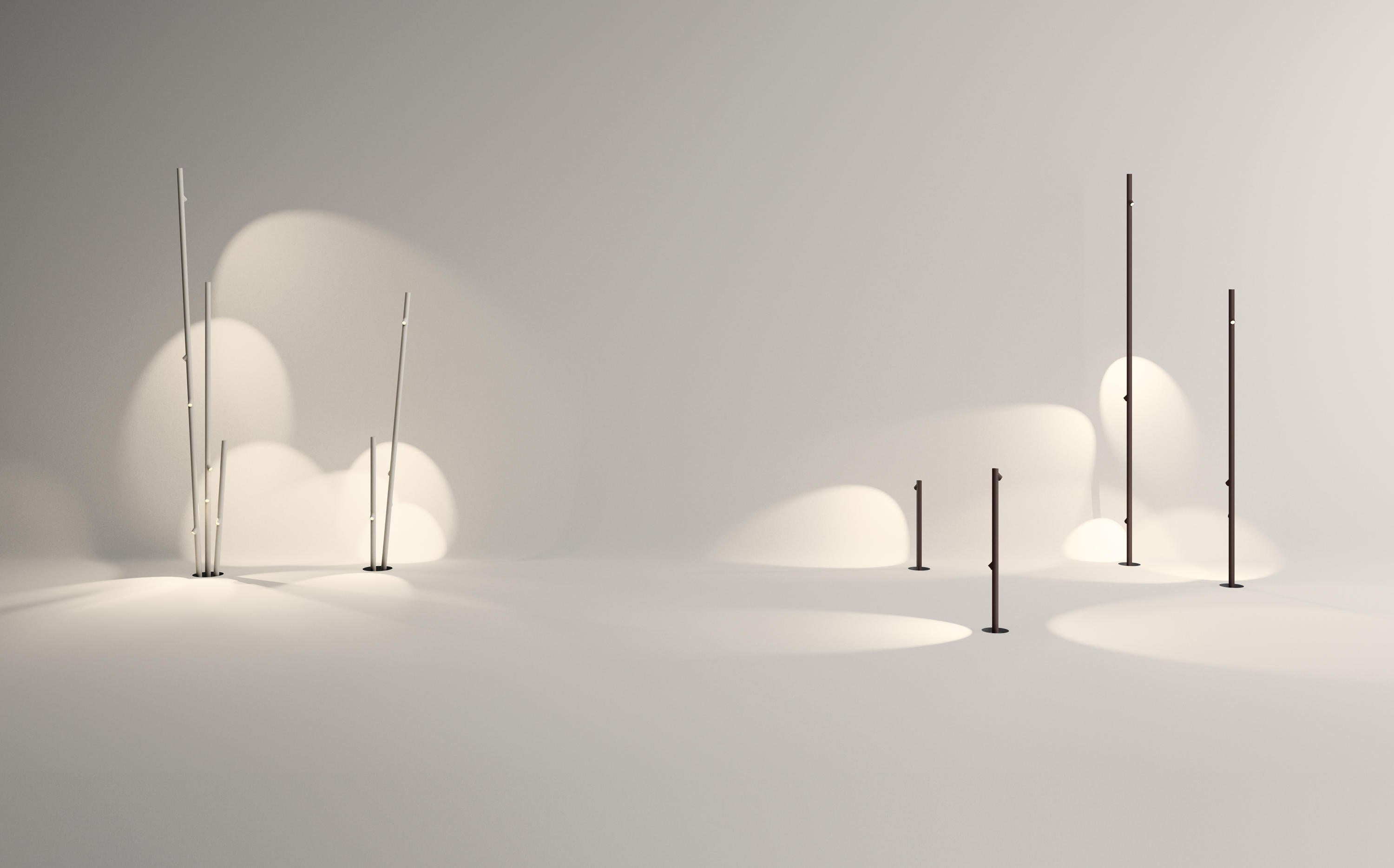 Bamboo Floor, 2 Beam, Oxide, LED, 4.2W, On/Off, IP66