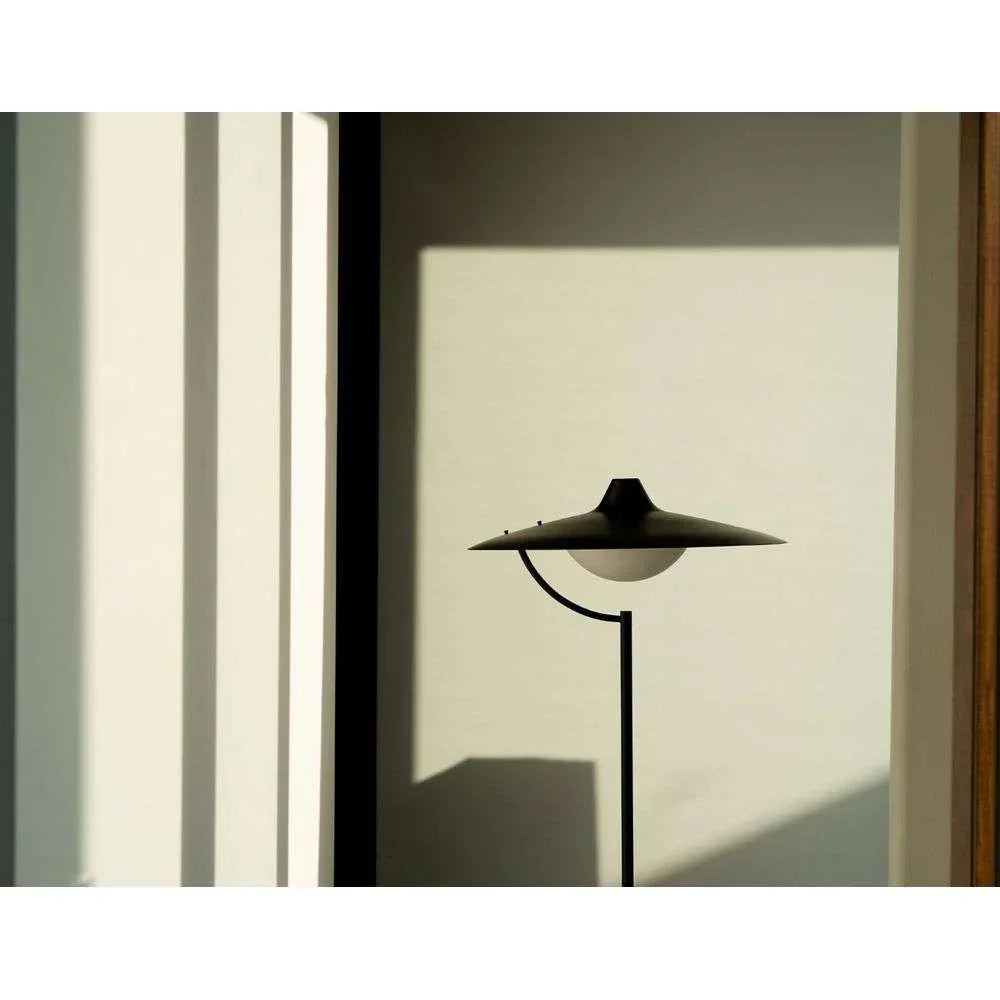 Biny Floor Lamp, Black with Glass Diffuser, LED, Touch Dim, IP20