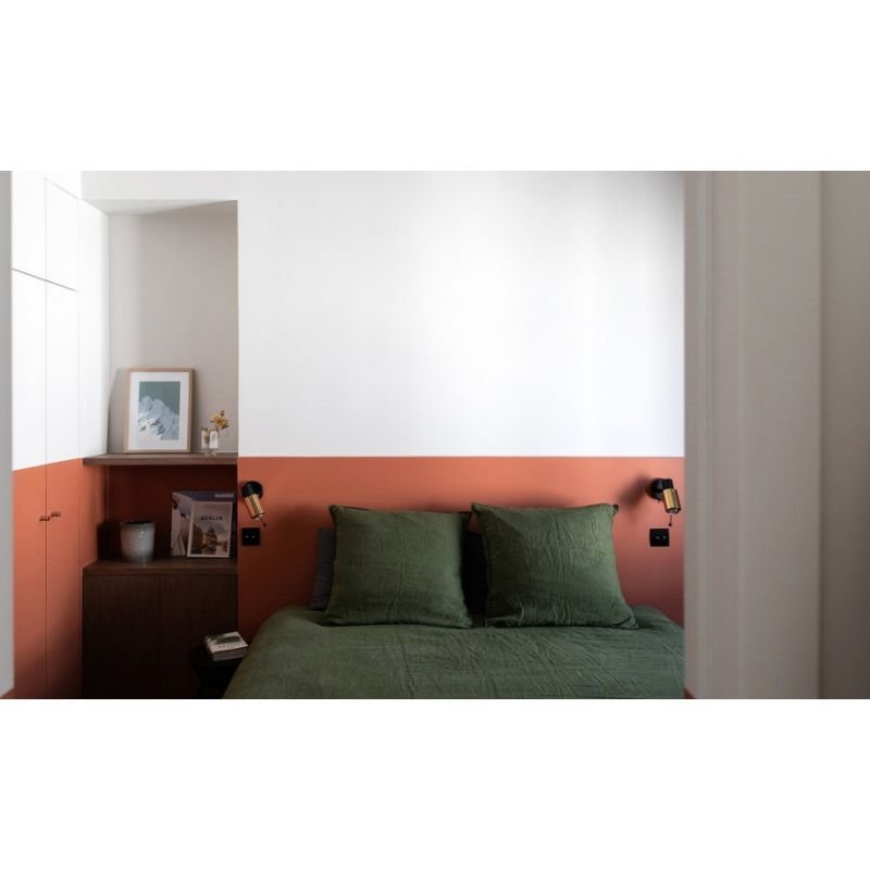 Biny Adjustable Reading Wall with Stick, Black, LED, Thumbswitch, IP20