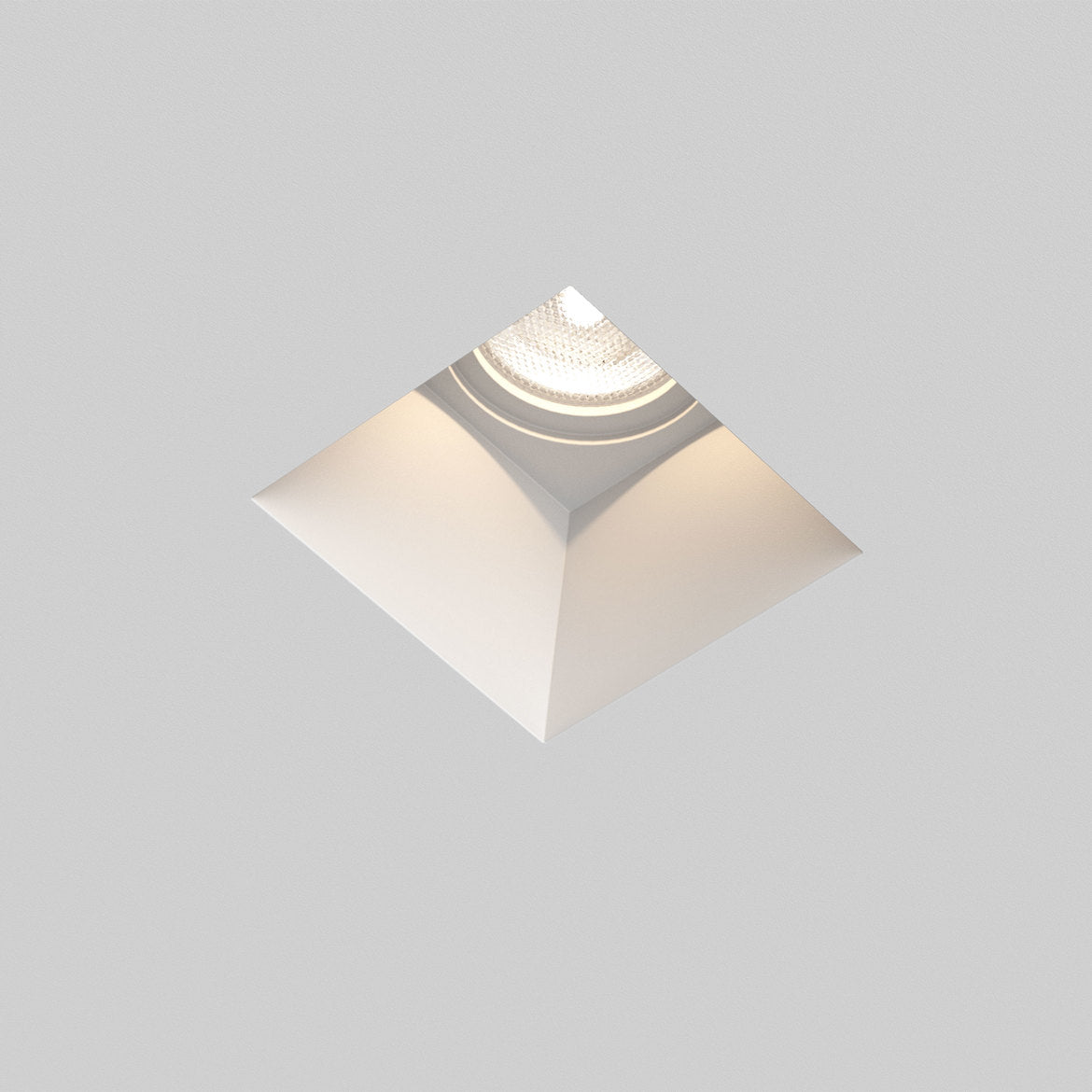 Blanco Square Downlight, Plastered In, GU10, IP20