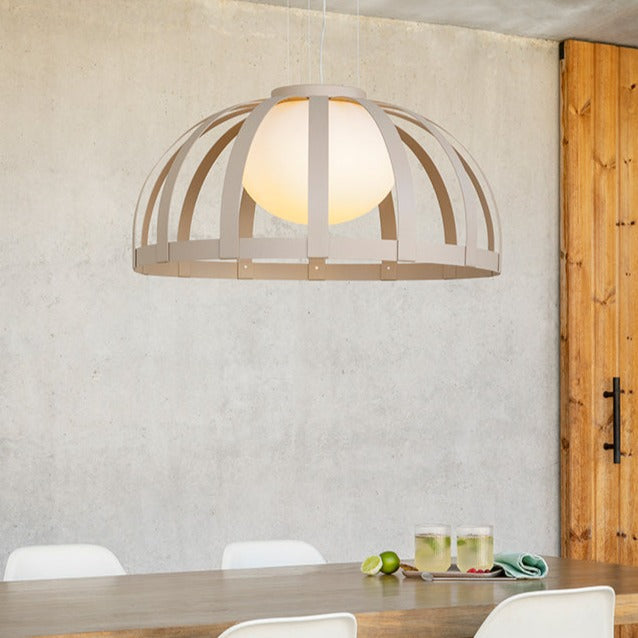Bols Pendant, Anthracite with Polycarbonate Diffuser, LED, Triac Dim, IP65