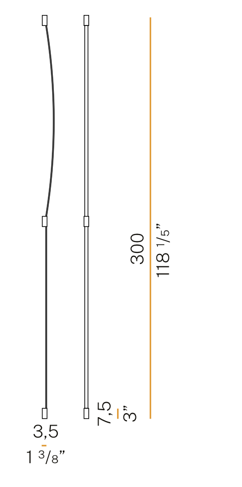 Bow Flexible Strip, LED, 24vDC BODY ONLY