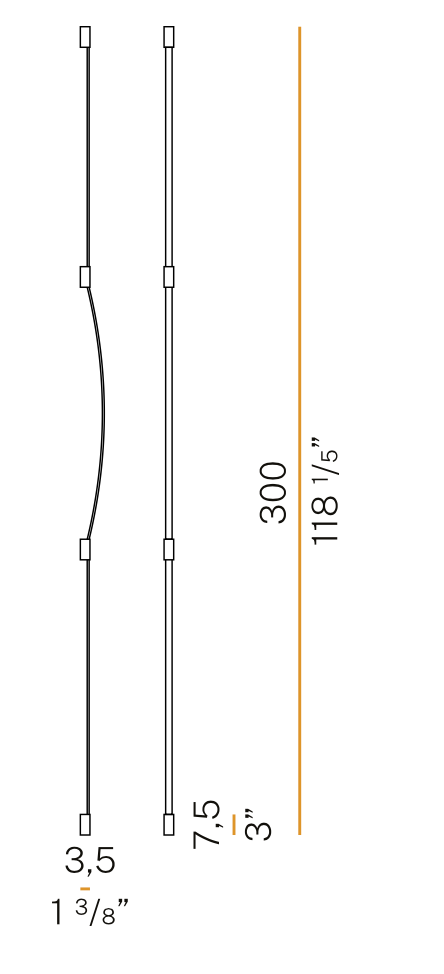 Bow Flexible Strip, LED, 24vDC BODY ONLY