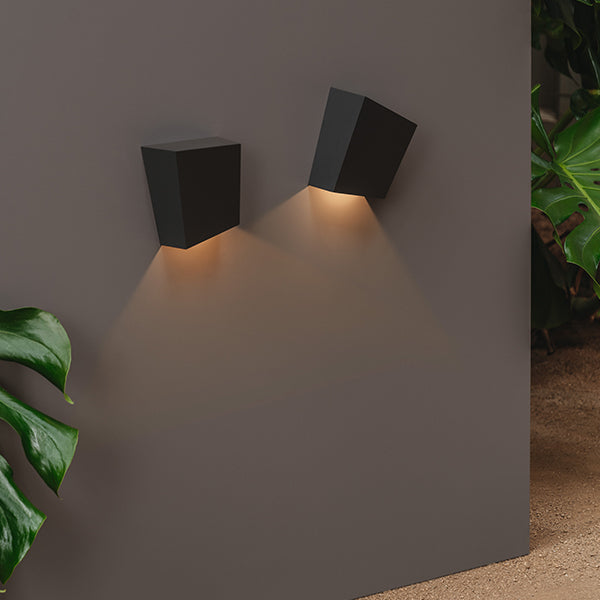 Break Plus Wall, 2 Beam, Curved, Black, LED, 8W, IP65