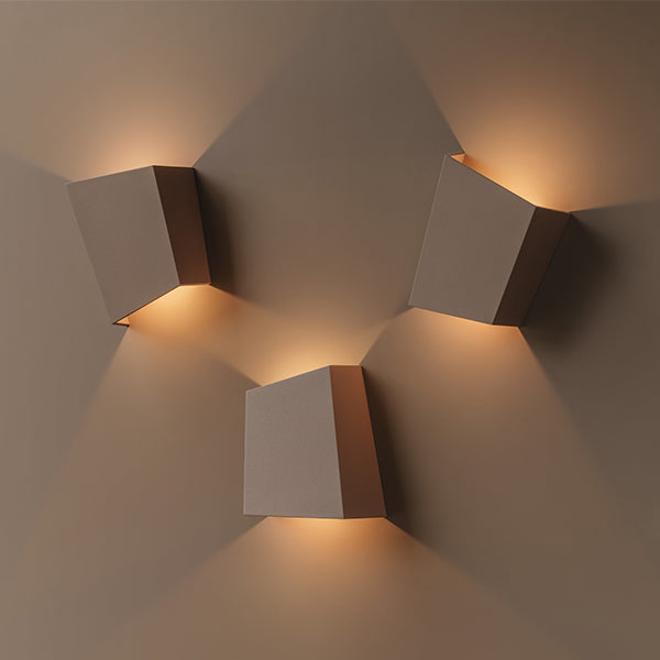 Break Plus Wall, 2 Beam, Large, Black, LED, 8W, IP65