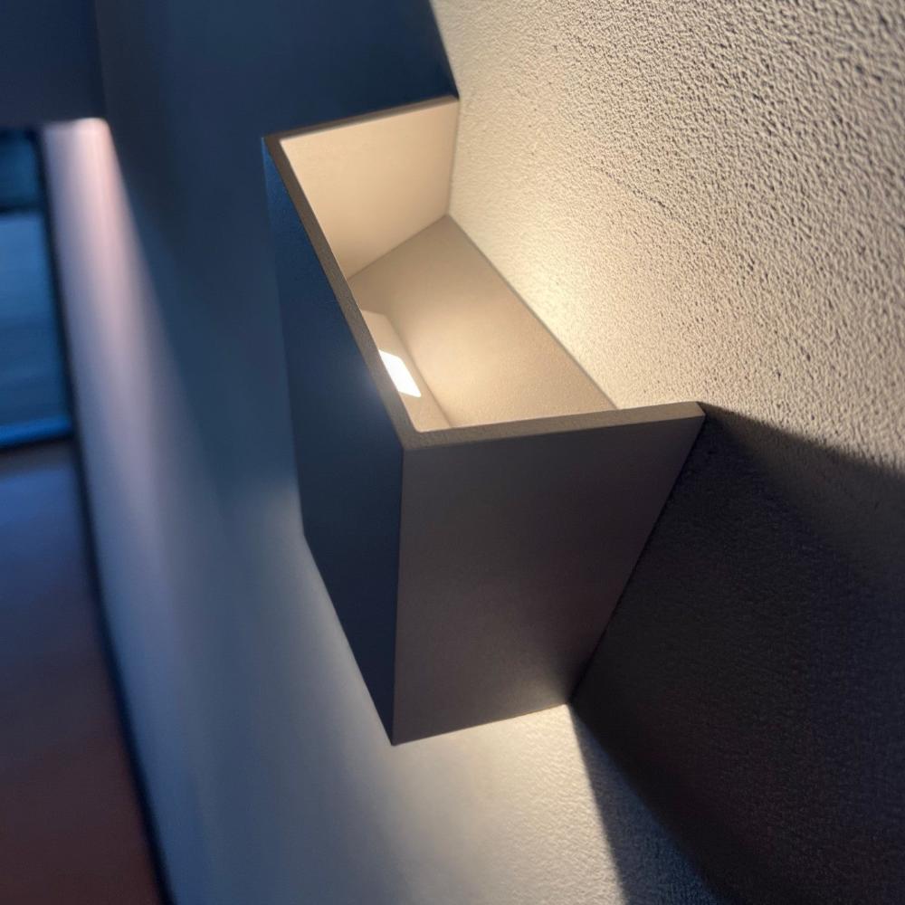 Break Plus Wall, 2 Beam, Small, Black, LED, 2W, IP65