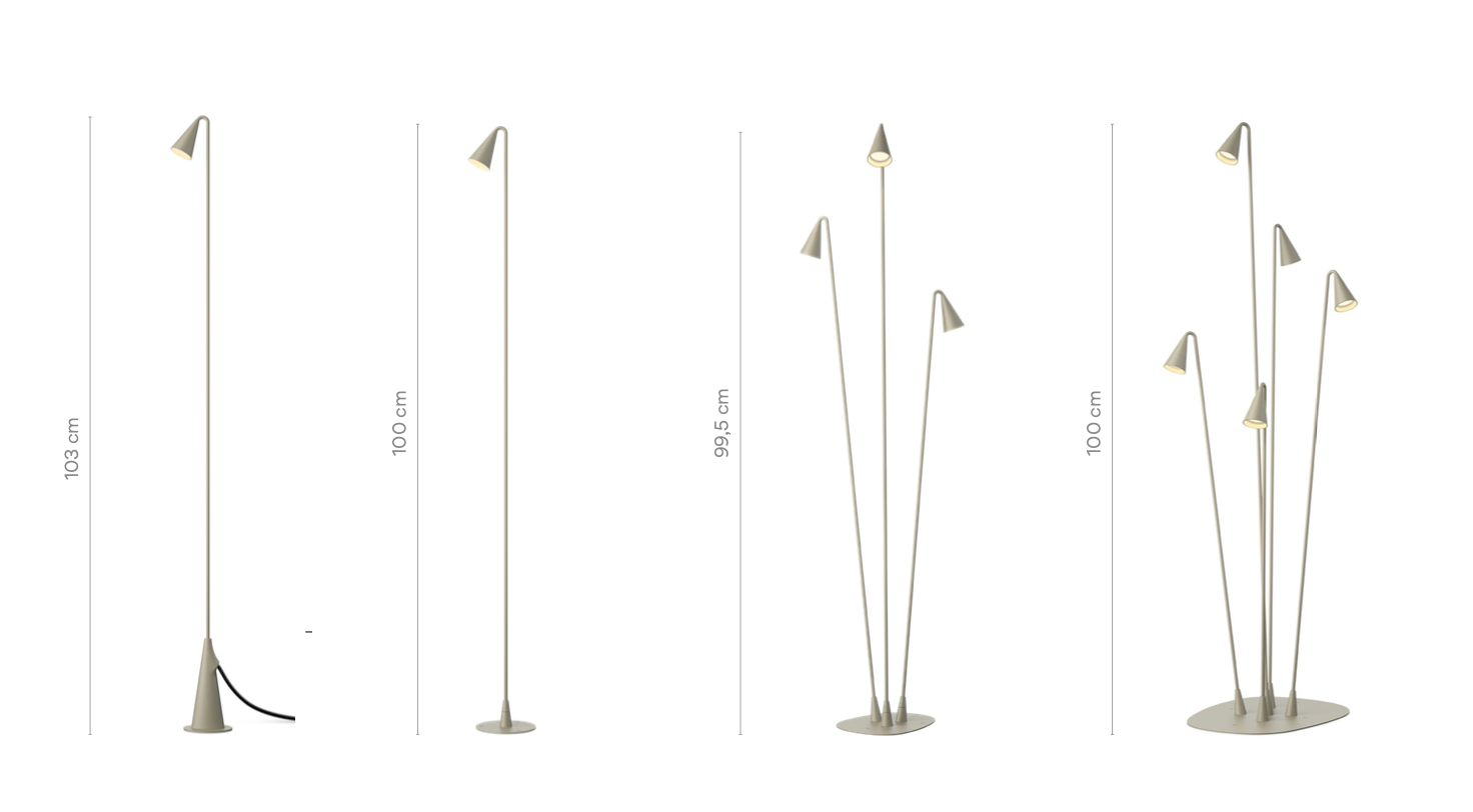 Brisa Floor Plug In, Oxide, LED, 2.1W, On/Off, IP64