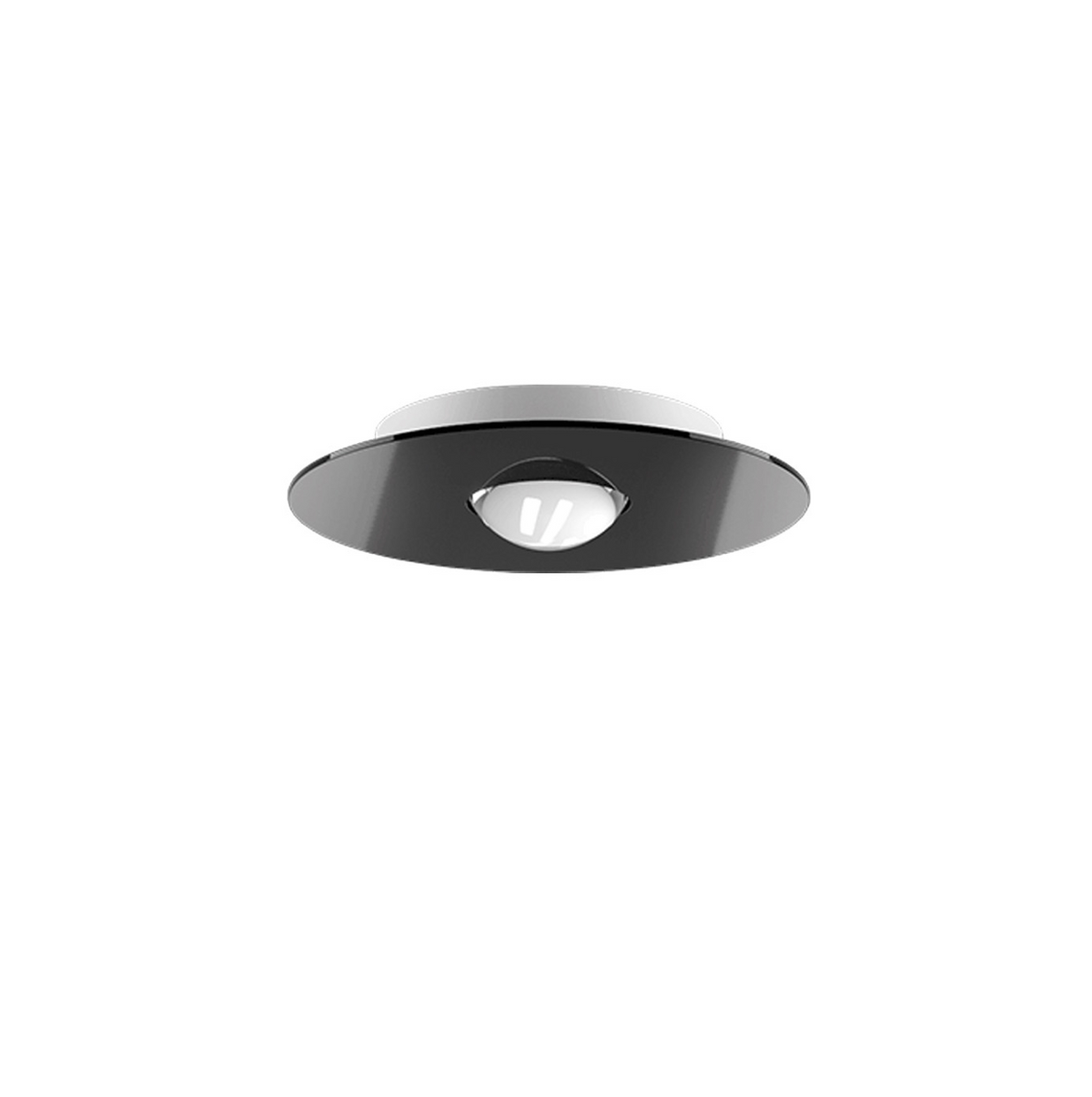 Bugia Ceiling, Single, Glossy Black, LED, Triac Dim, IP20