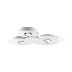 Bugia Ceiling, Triple, Glossy White, LED, Triac Dim, IP20