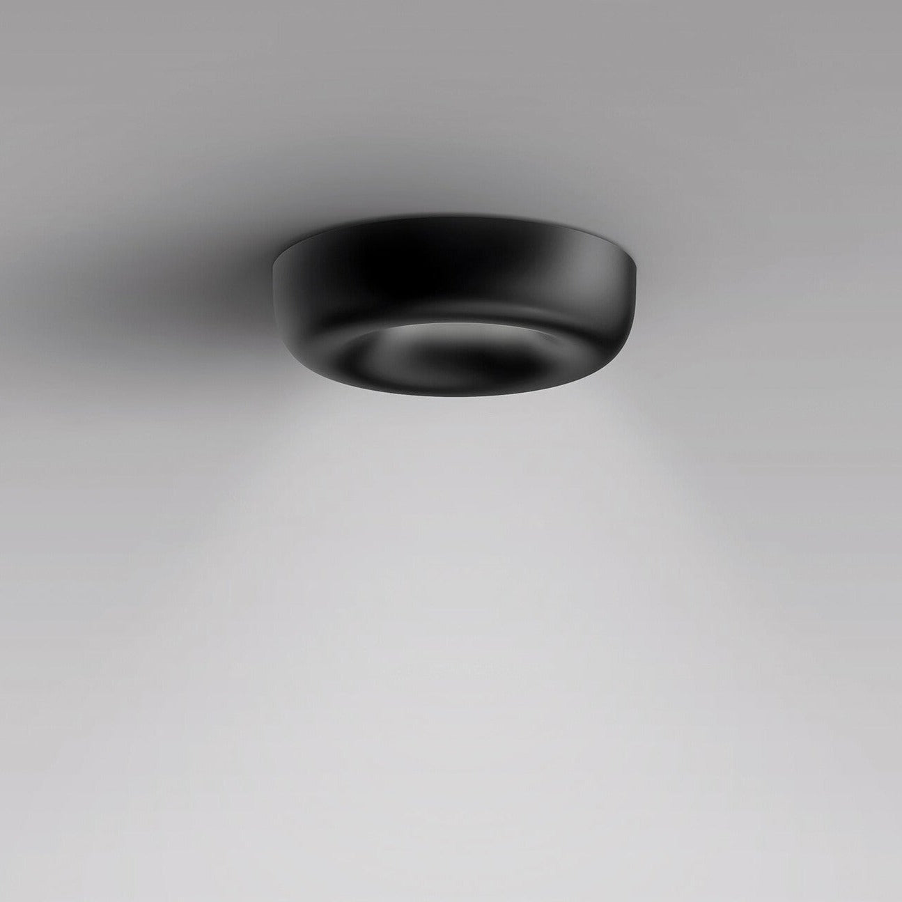 Cavity Semi-Flush Recessed Downlight, Black, LED, Triac Dim, IP40
