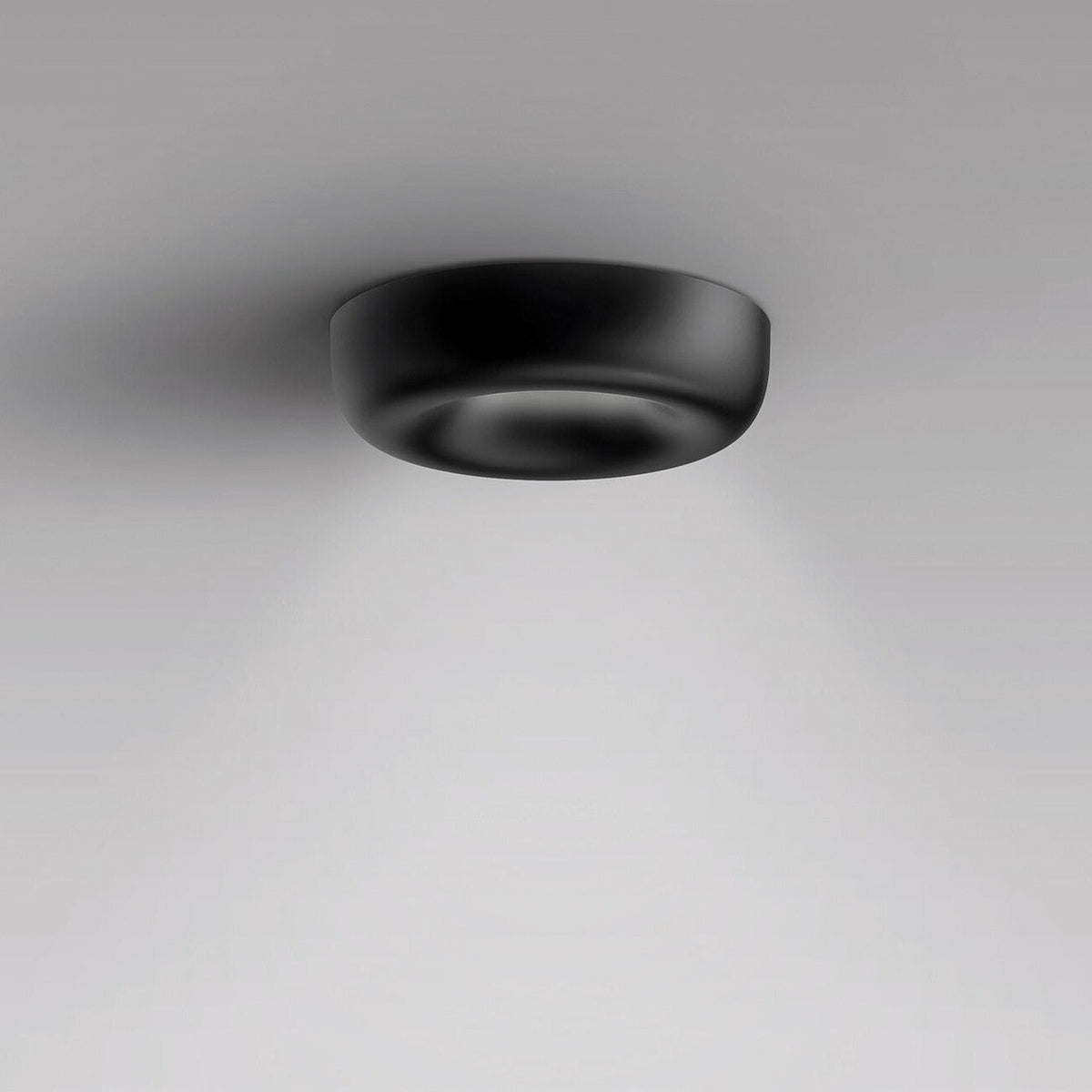 Cavity Semi-Flush Recessed Downlight, Black, LED, Triac Dim, IP40