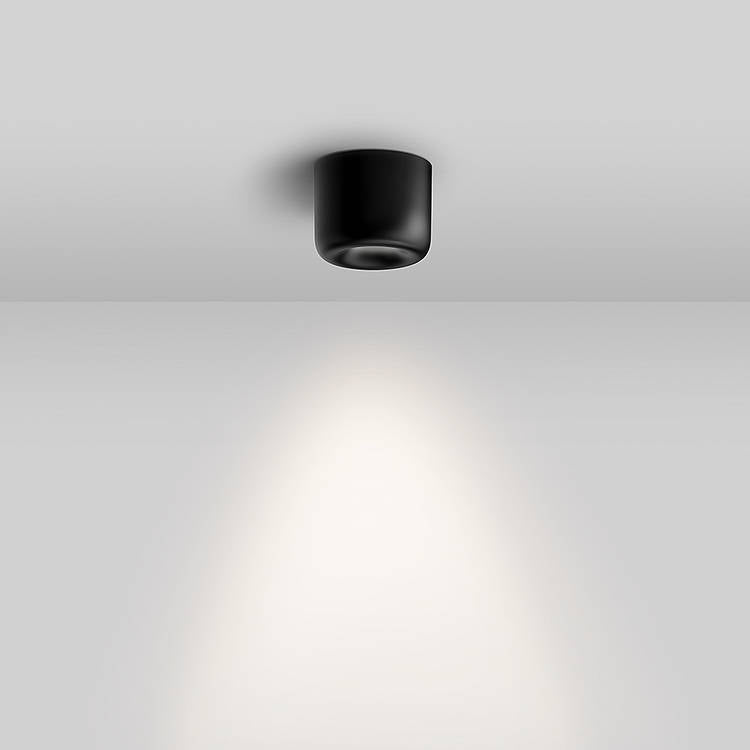 Cavity Spot Light, Black, LED, Triac Dim, IP40