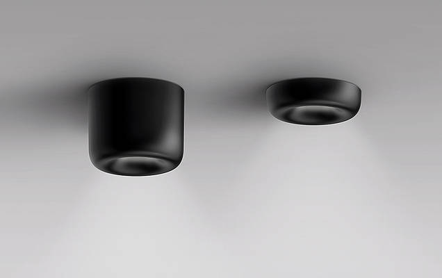 Cavity Spot Light, Black, LED, Triac Dim, IP40