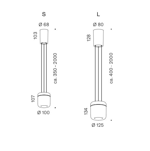 Cavity Pendant, Aluminium, LED, Triac Dim, IP40