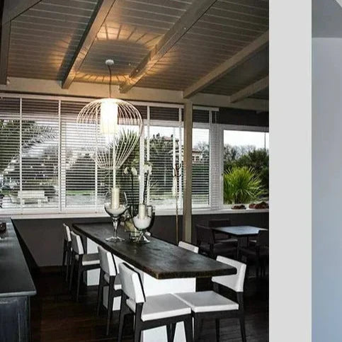 Cell Pendant Lamp, Tall, 88 cm H, White Metal with White Linen and White Tassel, E27, IP20