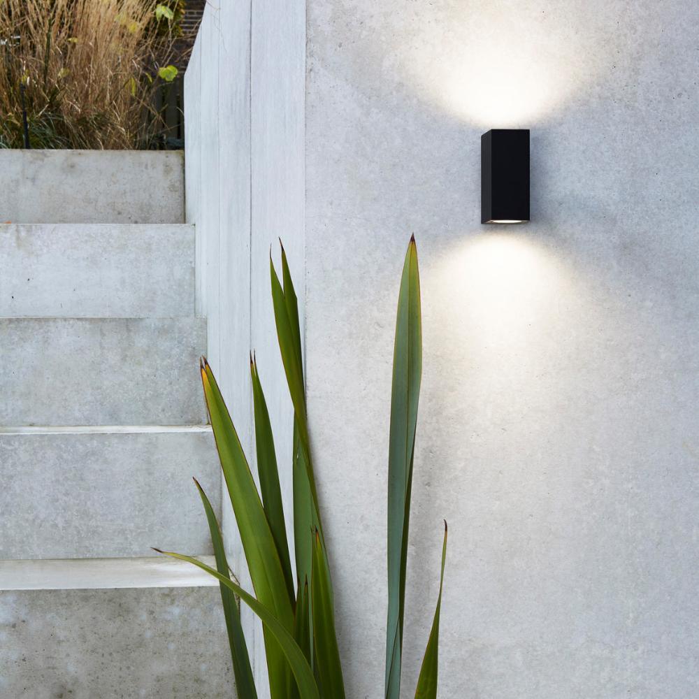 Chios 150, Wall Light, Textured Grey, GU10, IP44