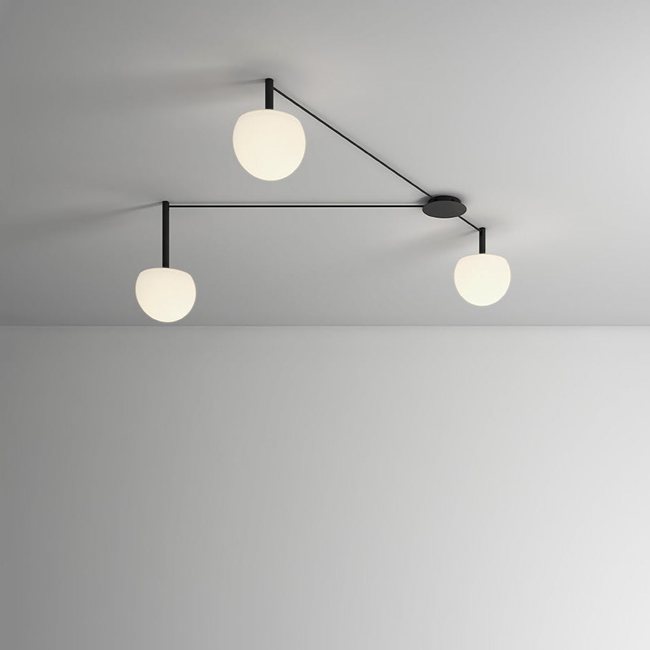 Circ Radial Ceiling, 3 Light, Recessed Mount, LED, IP20