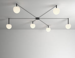 Circ Radial Ceiling, 6 Light, Surface Mount, LED, IP20