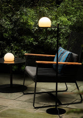 Circ Floor Lamp, Poly Shade with Black Body, LED, IP55