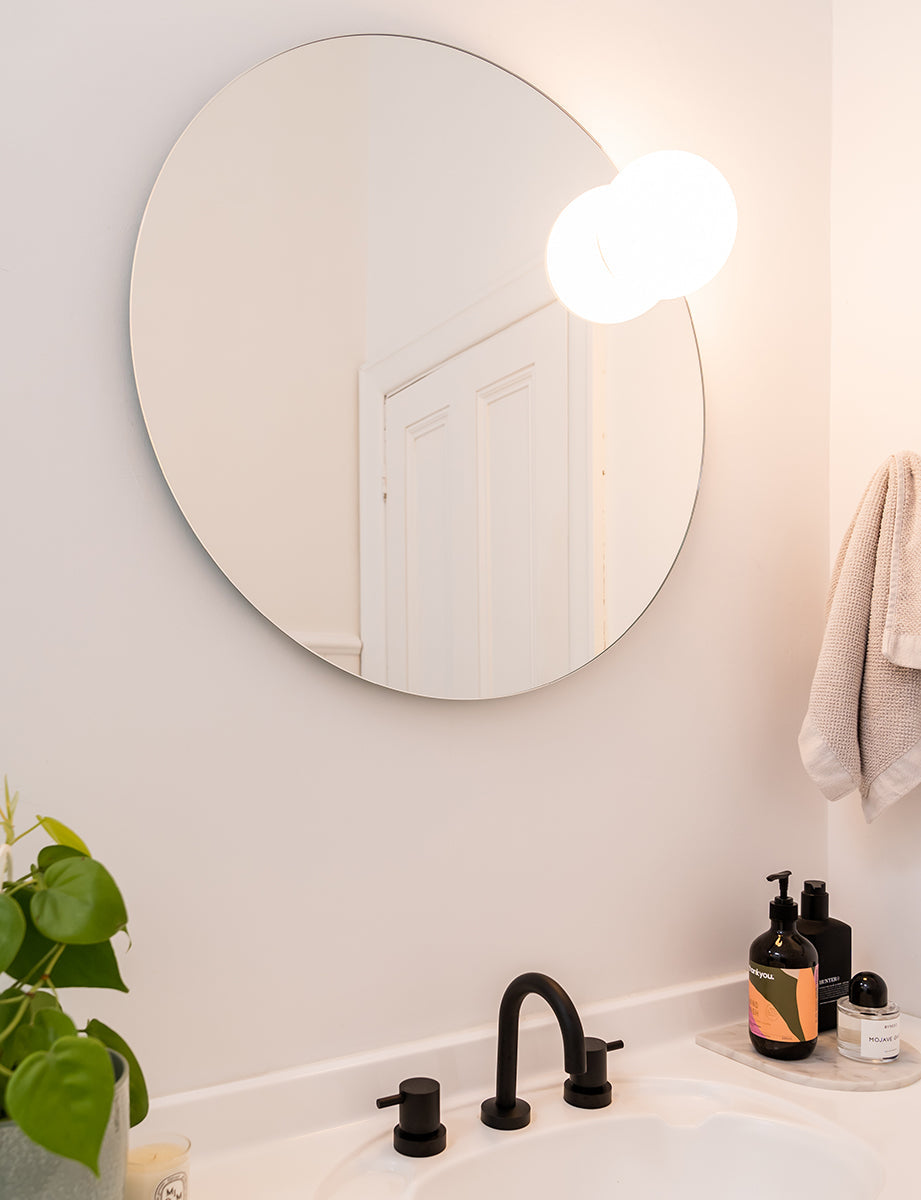 Circ Mirror Light, 50 cm ø, LED, Triac Dim, IP44