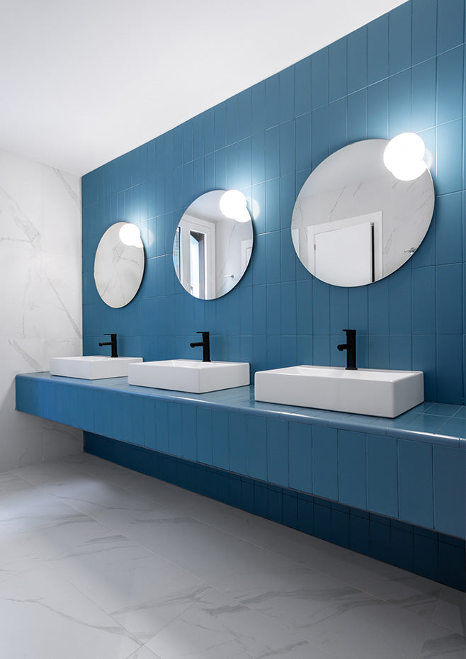 Circ Mirror Light, 70 cm ø, LED, Triac Dim, IP44 with Demister