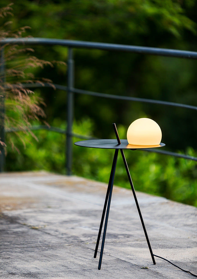 Circ Table with Built-In Light, Poly Shade, LED, IP55