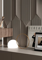 Circ Wireless Table Lamp, Poly Shade with Large Gold Ring, LED, IP67 INDOOR ONLY