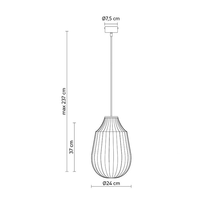 Circus pendant light, white filigree handblown glass, oblong, E27, Triac Dim, IP20