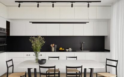Compendium Linear Pendant, Black, LED, 33W, Phase Dim, IP20
