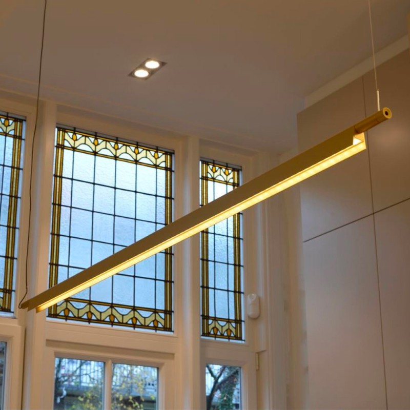 Compendium Linear Pendant, Black, LED, 33W, Phase Dim, IP20