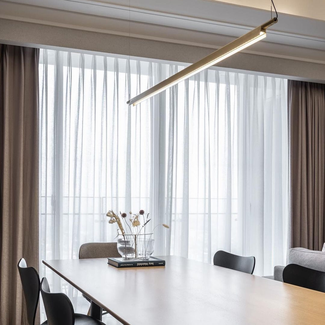 Compendium Linear Pendant, Black, LED, 33W, Phase Dim, IP20