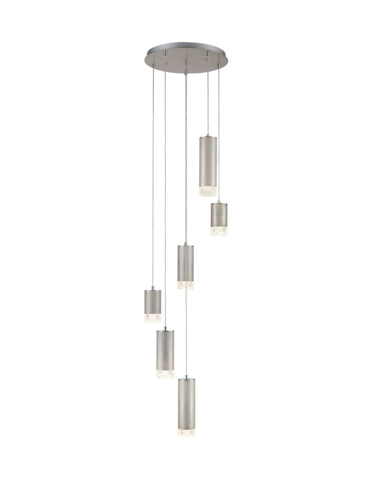 Cordelia Pendant, Cluster, Brushed Satin Nickel, GU10, IP20