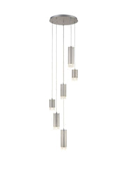 Cordelia Pendant, Cluster, Brushed Satin Nickel, GU10, IP20