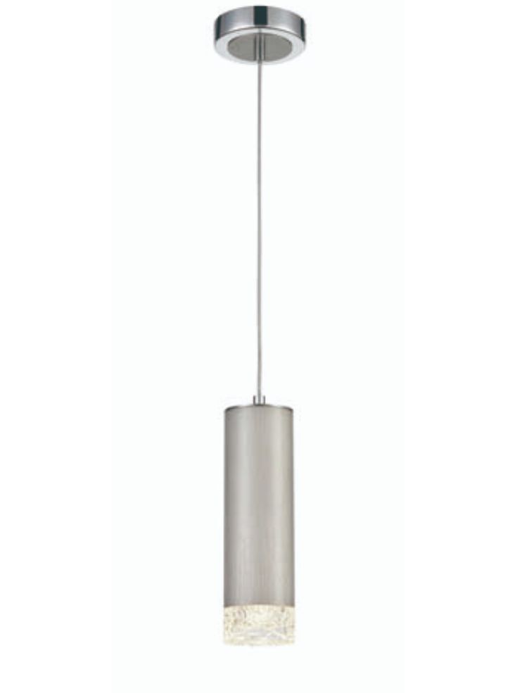 Cordelia Pendant, Single, Brushed Satin Nickel, GU10, IP20