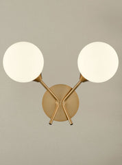Cosmic Wall Light, Antique Gold, G9, IP20