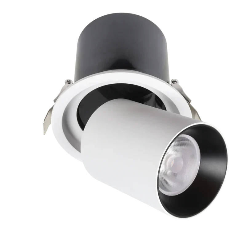 Cuckoo Extendable Spot Light, Adjustable, 120, White with Gold, 21.5W, LED, Dim, IP40