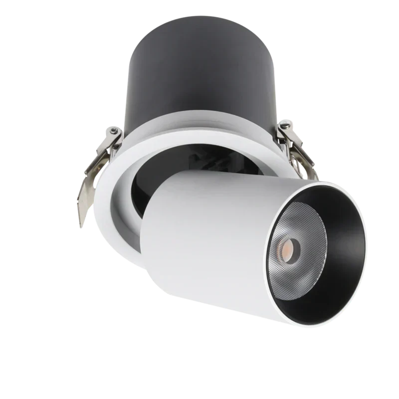 Cuckoo Extendable Spot Light, Adjustable, 90, White with Gold, 11W, LED, Dim, IP40