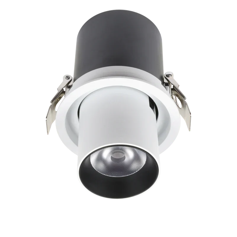 Cuckoo Extendable Spot Light, Adjustable, 90, White with Gold, 11W, LED, Dim, IP40