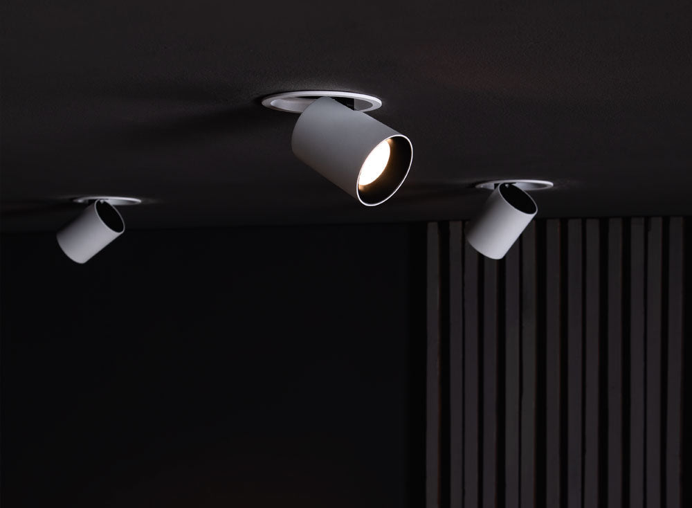 Cuckoo Extendable Spot Light, Adjustable, 120, White with Gold, 21.5W, LED, Dim, IP40