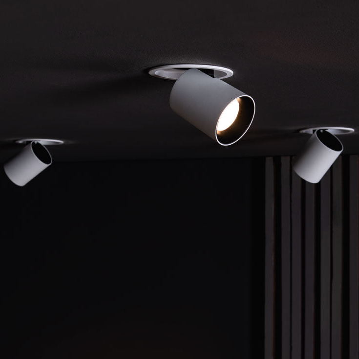 Cuckoo Extendable Spot Light, Adjustable, 120, White with Gold, 21.5W, LED, Dim, IP40