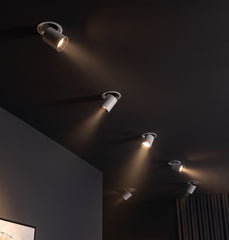 Cuckoo Extendable Spot Light, Adjustable, 120, White with Gold, 21.5W, LED, Dim, IP40