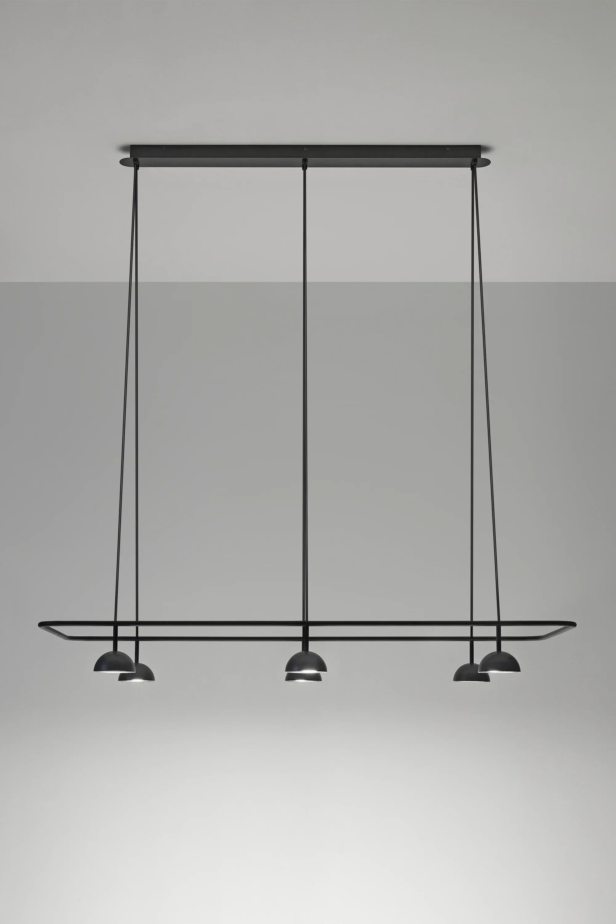 Cupolina Horizontal Pendant, Black, LED, Triac Dim, IP20